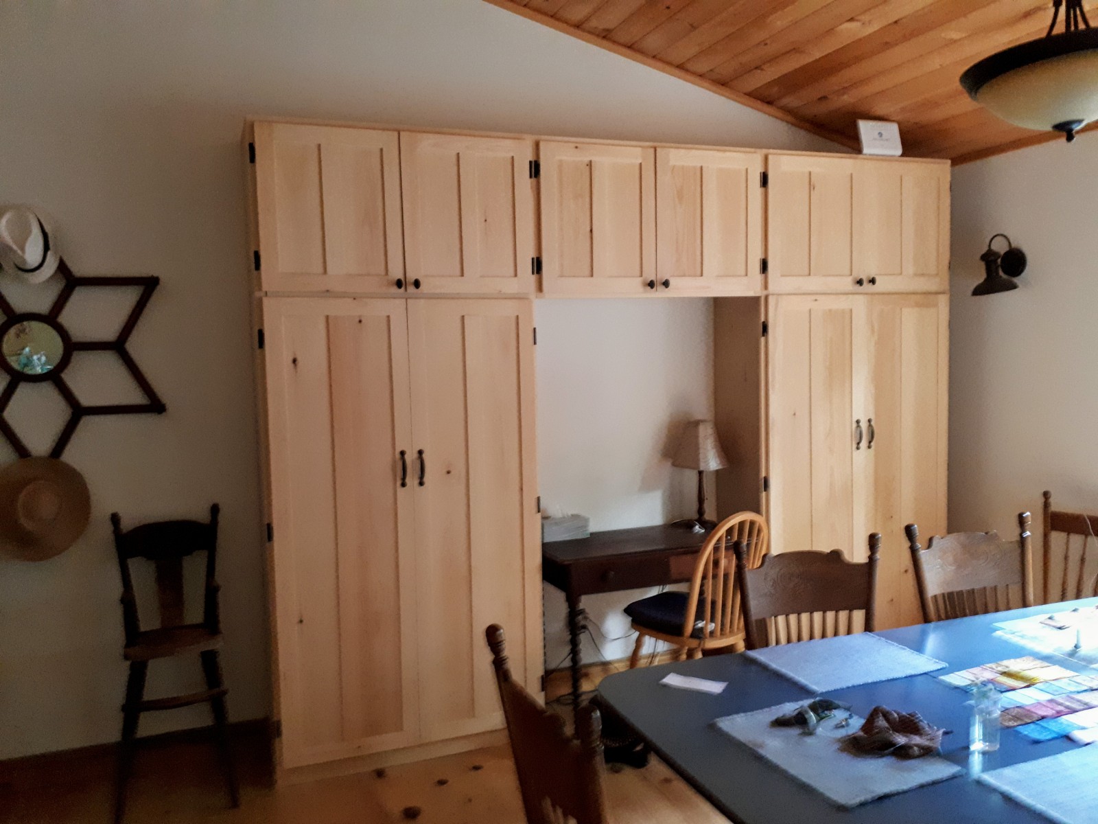 Shaker style storage cabinet